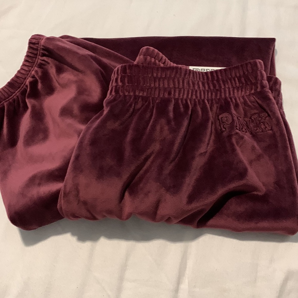 VS PINK Velour Pants - Picture 4 of 13